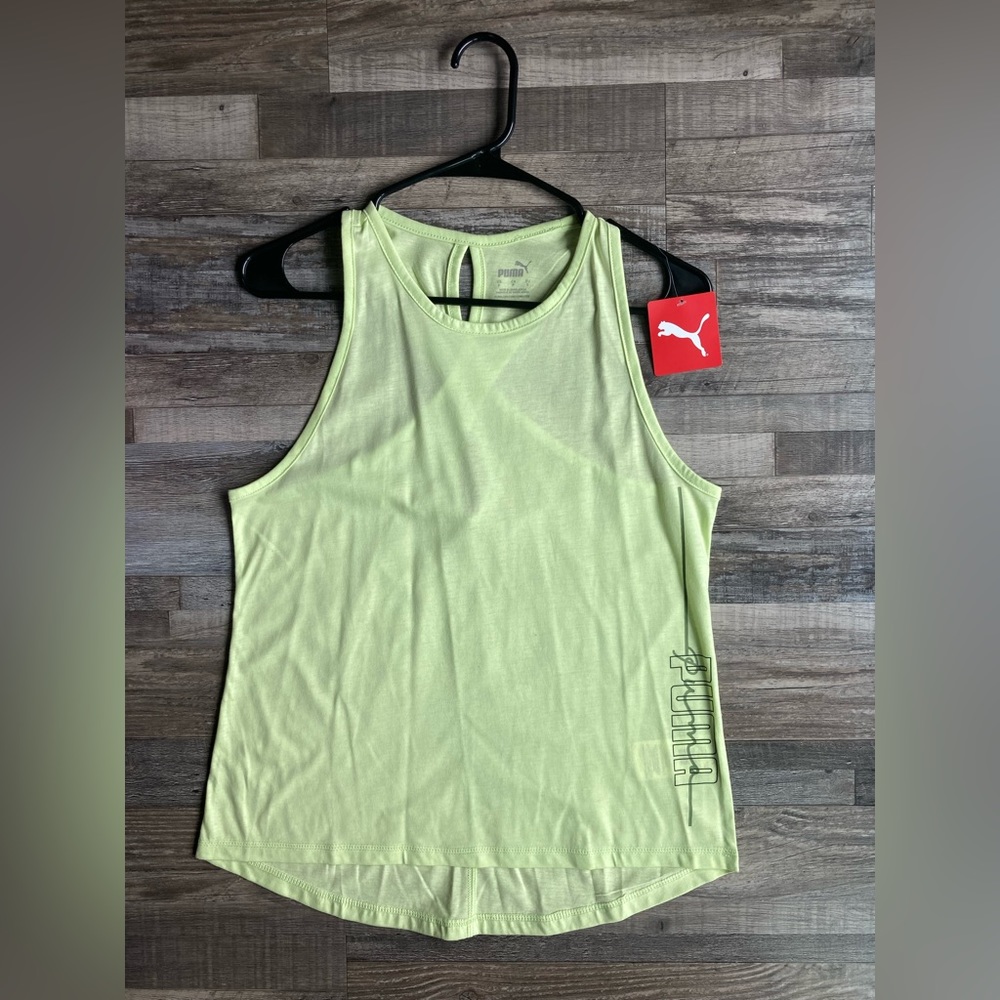 Neon Dreaming Butterfly Back Puma Tank Top Small